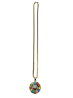 Daisy Rainbow Necklace Gold