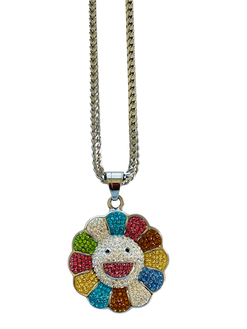 Daisy Rainbow Smiley Face