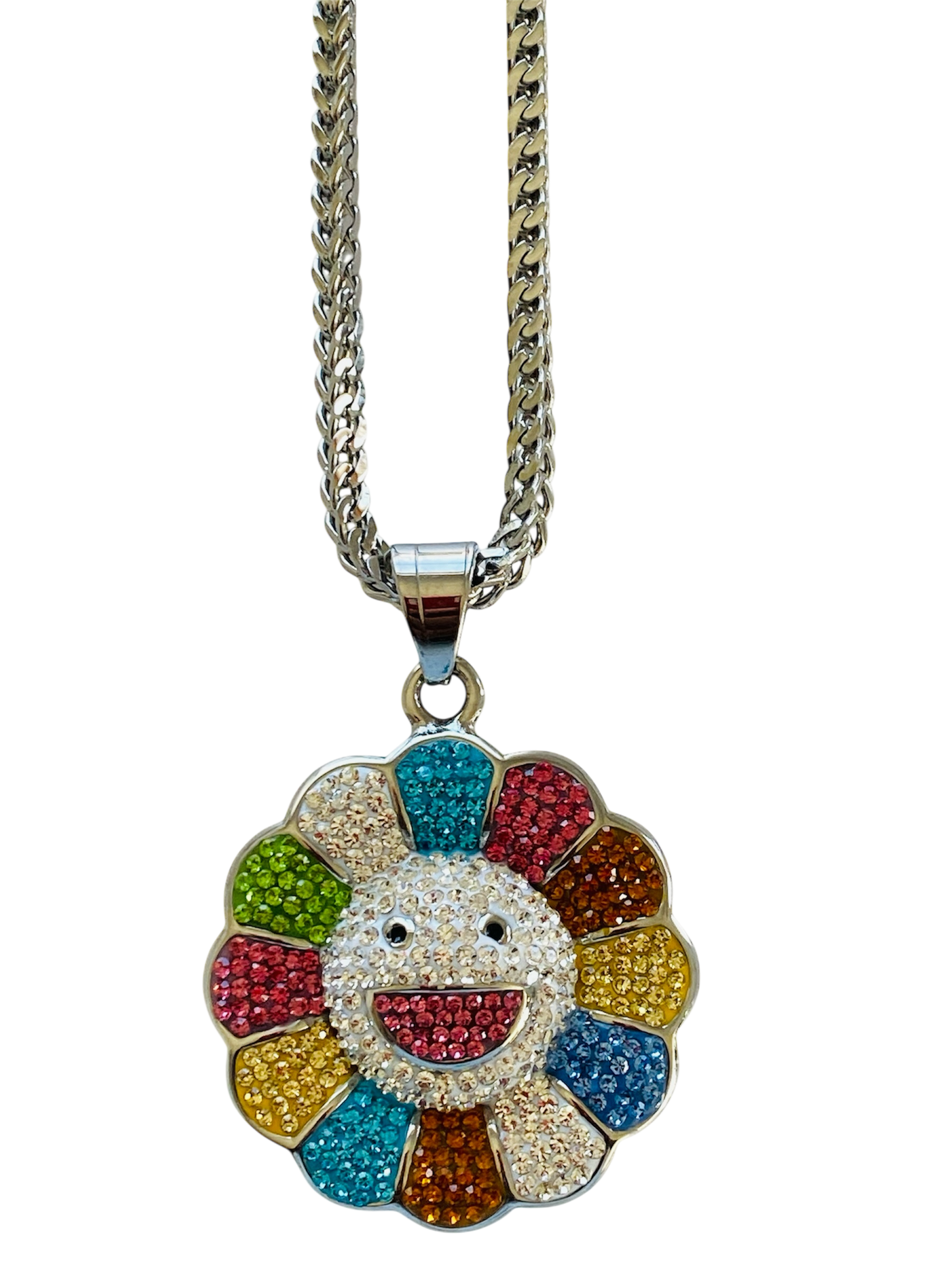 Daisy Rainbow Smiley Face