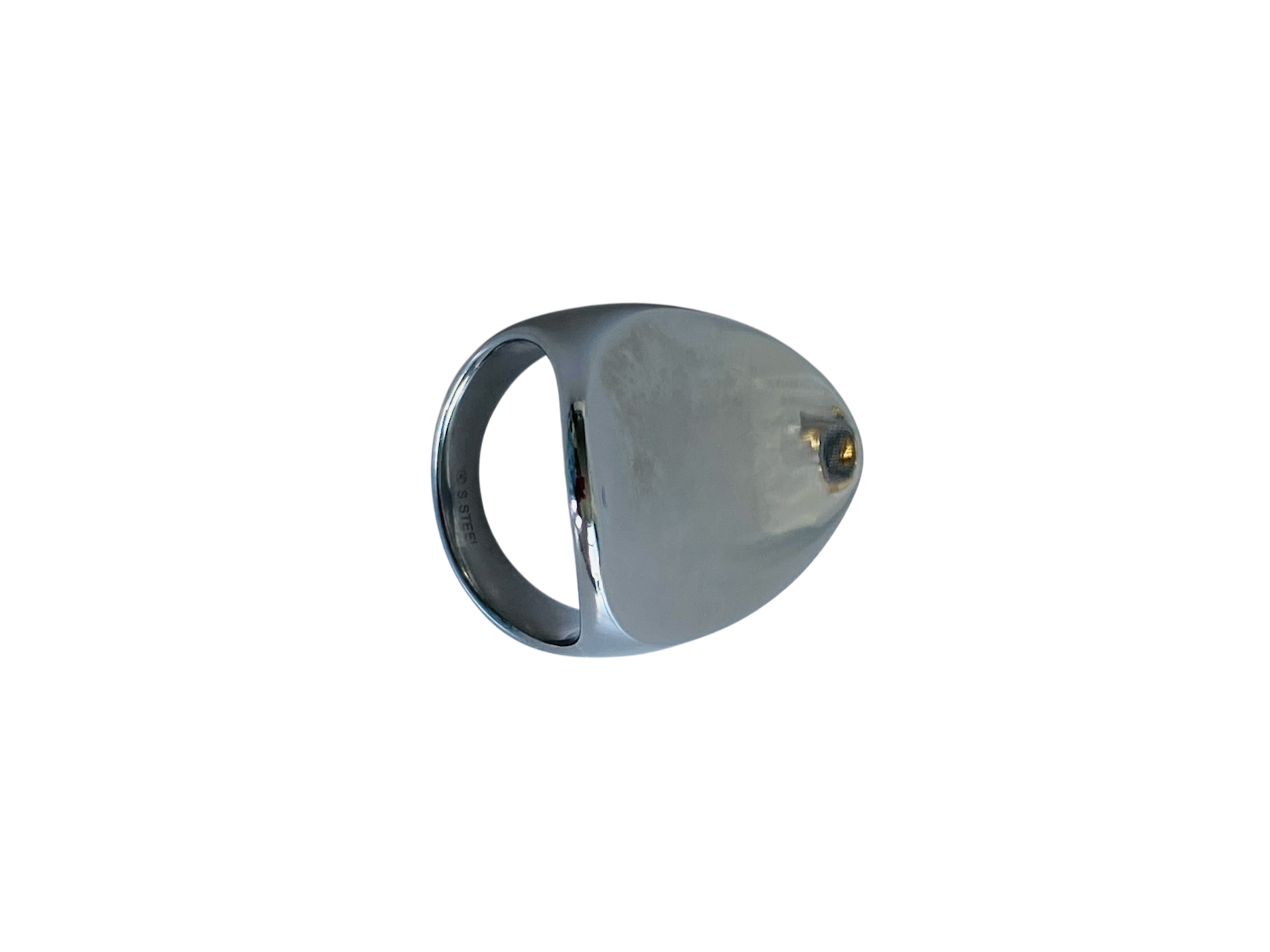 Silver Oval Ring
