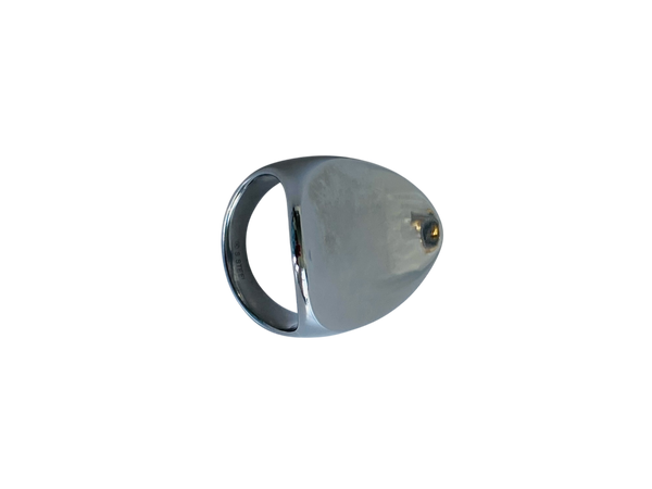 Silver Oval Ring