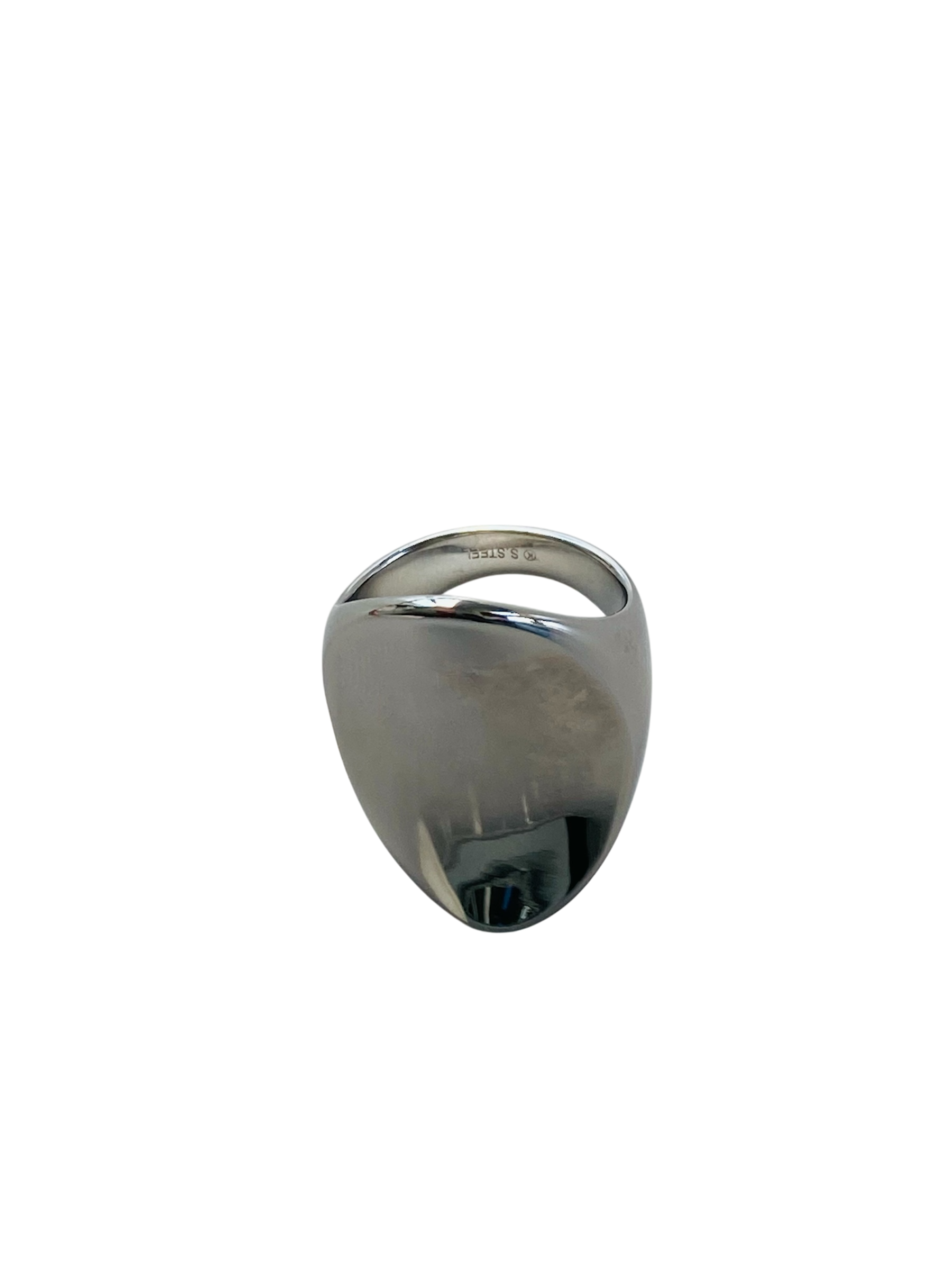 Silver Oval Ring
