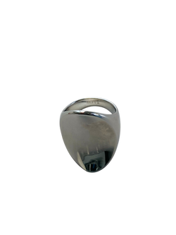 Silver Oval Ring