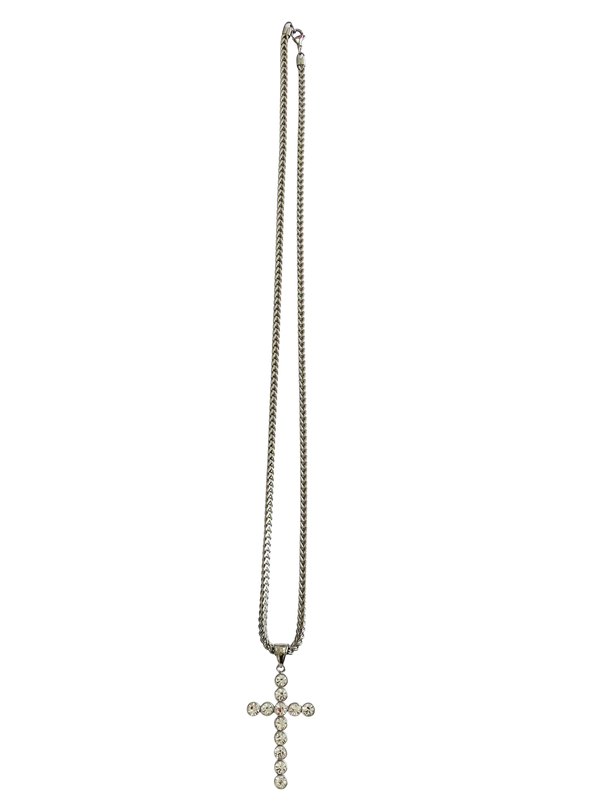 Stud Cross Necklace